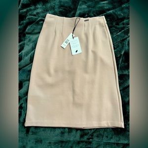 Midi Pencil Skirt - Blush